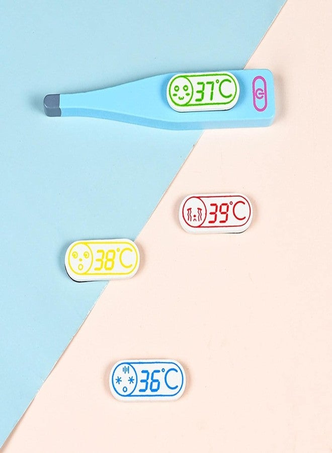 BLiSS HUES مجموعة أدوات طبيب أسنان خشبية للأطفال من BLiSS HUES مع سماعة طبية عاملة - 43 قطعة - Image 3